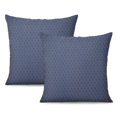 thumbnail image 1 of 2-Pack Modern Farmhouse Burlap Linen Cushion Covers | Rustic Woven Texture | Ideal Decorative Addition for Sofa or Bed | Size 16x16 Inch, 1 of 7