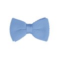 thumbnail image 1 of INSPIRE CHIC Men's Pre-Tied Bow Ties Adjustable Strap Solid Color Knitted Bowtie Light Blue, 1 of 6