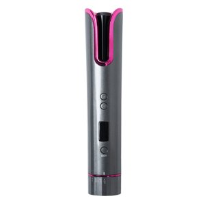 Mistaha Cordless Auto Hair Curler Automatique - Curling des cheveux Fer Rechargeable Auto Hair Curler avec 4 Température & 6 Paramètres de la minuterie LCD Affichage Interrupteur rotatif marche/arrêt, porte-bracelet de curling