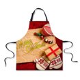 thumbnail image 3 of GUOOL Cotton Kitchen Cooking Apron for Women/Men Professional Christmas Theme Chef Apron for Cooking, Baking, Also Perfect Gift - Gift 1, 3 of 6