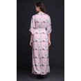 thumbnail image 4 of Bimba Robe Longue d'Été en Rayonne Imprimée Baleine Océan à Manches Kimono avec Fente - Petit, 4 of 6