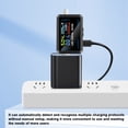 thumbnail image 4 of yeacher Multimètre Numérique Intelligent avec Port Type-C - Moniteur de Charge en Temps Réel, Mémoire à 9 Groupes, Prise en Charge du Protocole de Charge Rapide et Affichage IPS pour une Mesure Précise de la Tension, du Courant et de la Capacité, 4 of 6
