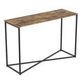 thumbnail image 3 of Safdie & Co. Console Table 44L Brown Reclaimed Wood Black X Metal, 3 of 4