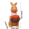 thumbnail image 3 of Binwennn Easter Decorations : Resin Rabbit Decorations To Light Up Your Garden Patio Christmas Ornament Decorations Snowflake Ornament Cool Christmas Ornament Pretty Christmas Ornament Pizza Ornament, 3 of 5
