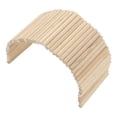 thumbnail image 4 of Wooden Pet Hideout Bridge Wooden Safe Bendable Small Pet Climbing Tunnel for Rabbits Guinea Pigs Hamsters, 4 of 8
