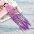 thumbnail image 1 of RKSTN Wigs Human Hair Color Braid Ponytail Wig Three-strand Braid Short Gradient Dirty Braid Glueless Wigs, 1 of 2