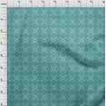 thumbnail image 4 of oneOone Cotton Cambric Teal Green Fabric Asian Block Sewing Craft Projects Fabric Prints By Yard 56 Inch Wide, 4 of 4