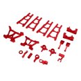 thumbnail image 4 of Ensemble de Direction avant RC, Ensemble de Pièces de Mise à Niveau de Voiture RC en Alliage d'Aluminium à Haute Résistance avec Boucle pour l'Entretien Rouge, 4 of 8