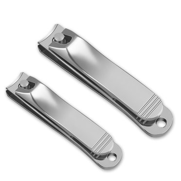 2PCS Nail Clipper Stainless Steel Fingernail Clipper Nail Clipper Set