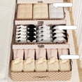 thumbnail image 4 of Under Bed Storage Large Capacity Waterproof Bed Bottom Chessboard Visible Window Storage Bag, Convenient for Organizing and Storing Household Clothes and Blankets Storage Bags for Clothes, 4 of 9