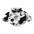 thumbnail image 1 of Combinaison Chaude d'Hiver pour Bébé à Manches Longues, Col Montant, Imprimé Vache, Fermeture Éclair, 1 of 6