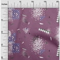 thumbnail image 2 of oneOone Viscose Jersey Wine Fabric Geometric Sewing Craft Projects Fabric Prints By Yard 60 Inch Wide, 2 of 4