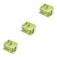 thumbnail image 3 of Transemion Support d'Éponge de Maquillage 2 Compartiments Détachable Porte-Soupape Vert 3Set, 3 of 6