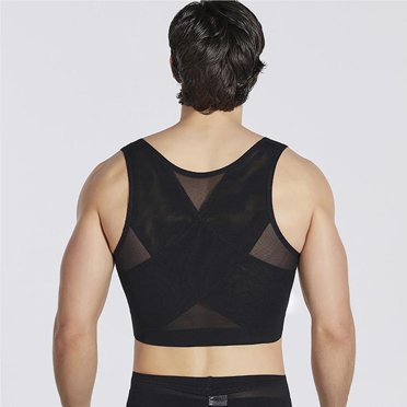 Baohd Men Chest Shape Vests Male Control Breast Gynecomastia Professional Tank Top Correct Corset Compressing Compression No.1