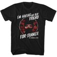 thumbnail image 1 of Silence Of The Lambs Friend For Dinner Black Adult T-Shirt 2Xlt, 1 of 2