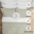 thumbnail image 2 of Mainstays 11-Piece Bed in a Bag Comforter Set with Sheets, Soft Sea, Double, 2 of 14