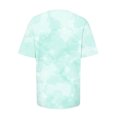 thumbnail image 5 of Pompotops T-shirt Imprimé pour Femme, Manches Courtes, Blouse à Col Rond, Hauts Décontractés, Liquidation, 5 of 5