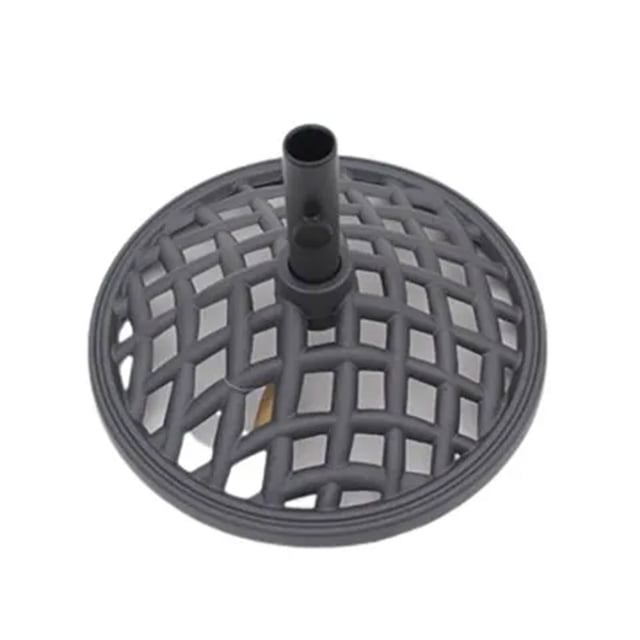 Four Seasons Courtyard Palermo Base de Parasol Ronde en Fonte de 19”, Gris
