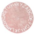 thumbnail image 1 of GUOOL Baby Round Rug Carpets Learning Play Mat Educational Non-Slip Kids Rugs pink 120cm, 1 of 9