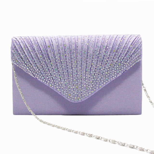 keepw Rectangular Envelope Bag, Portable, Light Purple, 1 Count
