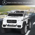 thumbnail image 3 of Costway 12V Kids Ride on Truck Jeep Car RC Remote Control w/ LED Lights Music MP3 White, 3 of 8