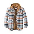 thumbnail image 1 of Innerwin Manteau à Blocs de Couleur pour Hommes Veste Extérieure à Manches Longues Fermeture Éclair Complète Style-A m, 1 of 2