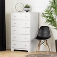 thumbnail image 1 of South Shore Vito 5-Drawer Chest for Adult, in Pure White, 1 of 11