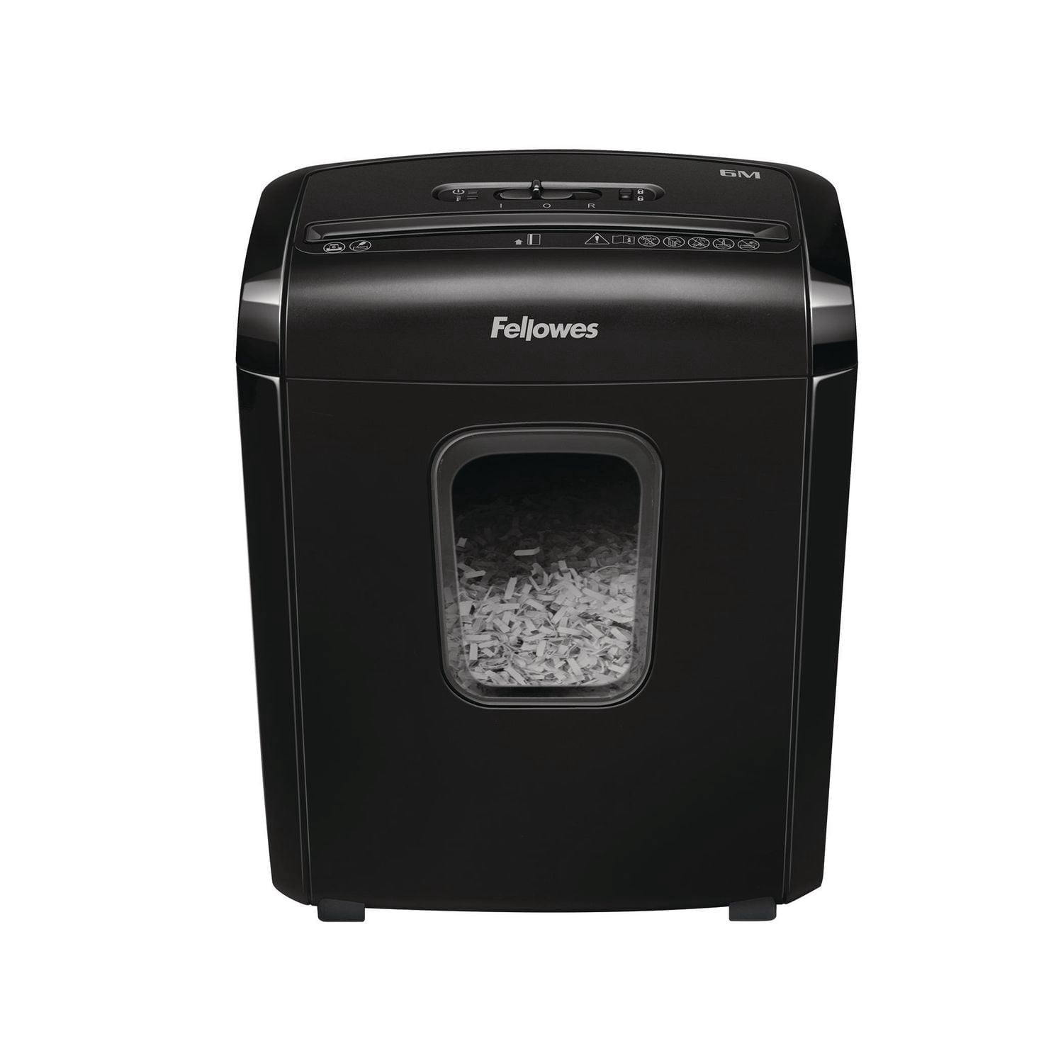 Déchiqueteuse Microshred 6M à micro-coupe - Noir