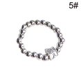 thumbnail image 2 of Coofit Bague de Doigt Simple Ajustable Rétro en Zircon Perlé Bague de Phalange pour Femmes, 2 of 10
