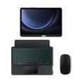 thumbnail image 3 of Magnetic Keyboard Case For Galaxy Tab S9 FE 10.9'' SM-X510 X516B Tablet Cover Teclado Backlit Touchpad Magnetic Keyboard Mouse black with mouse Arabic, 3 of 6