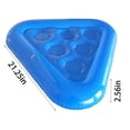 thumbnail image 1 of JilgTeok 4 Packs Inflatable Pool Drink Float with 6 Holes for Drinks and Snacks, Floating Tray for Hot Tub, Beach & Pool Parties, Lightweight PVC Accessory for Spa and Swimming Pools, 1 of 8