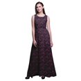 thumbnail image 1 of Bimba Robe de Soirée Teinture sur Nœuds pour Femme à Col Rond Imprimée Sans Manches - Très Petit, 1 of 6