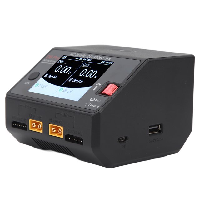 D6 Pro Balance, D6 Pro Lipo Ports Multifonctionnels Doubles pour Modèles de Voitures 1/8