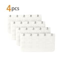 thumbnail image 2 of INSPIRE CHIC Femme 3 Rangées 5 Crochets Spandex Extensible sous-Vêtements Soutien-Gorge Bretelle Bande Arrière Extension Rallonges Blanc, 2 of 5
