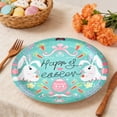 thumbnail image 2 of SLYNSHome 10Pcs Easter Paper Plates 9 inch Easter Dinner Plates Bunny Eggs Rabbit Spring Party Supplies Decoration, 2 of 7