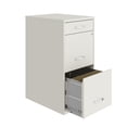 thumbnail image 4 of 18" Deep 3 Drawer Metal Organizer File Cabinet with Pencil Drawer, Pearl White, 4 of 4