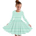 thumbnail image 1 of Robe Évasée d'Hiver pour Petites Filles à Manches Longues, Col Ras du Cou, Robes Décontractées pour Enfants, 1 of 4
