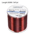 thumbnail image 2 of Uxcell Ligne de Pêche en Nylon Monofilament Enduit de Fluorocarbone 547Yard 17Lb Rouge Vin, 2 of 7