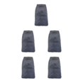 thumbnail image 1 of kurtrusly Plush Over Knee Socks Stay Warm In Style Cold Weather Gift Idea Winter Plush Over Knee Socks Fit dark blue 5Set, 1 of 6