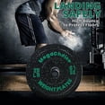 thumbnail image 4 of Rubber Bumper Plates Set – 2" Barbell Weights – 45LB x 4 (180 lbs Total) – Precision Strength Training – Home & Commercial Gym – Durable, 4 of 5
