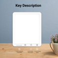 thumbnail image 4 of SAD Light Anti-depression Intelligent Timing Adjustable Dimmable Seasonal Affective Cure Light for Office, 4 of 8