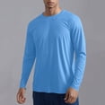 thumbnail image 4 of zfhfof Men's Sun Protection Athletic Shirts Long Sleeve Rash Guard Swim T-Shirts Lightweight Quick Dry Fishing Running Workout Shirts, 4 of 8