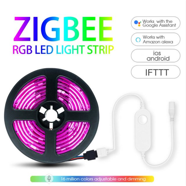 Tuya ZigBee Light Strip Controller LED Light String light strip controller; LED Controller RGB DC 5-24V Lamp Strip Dimmer, RGB Single Color