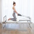 thumbnail image 1 of Foldable Pilates Reformer, Pilates Machine & Equipment for Home use, White, 1 of 7