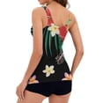 thumbnail image 3 of Maillots de Bain Deux Pièces pour Femmes, Contrôle du Ventre, Tankini, Tenue de Plage, Robe de Bain, 3 of 3