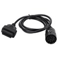thumbnail image 3 of Adapter Cable, OBD2 Adapter Cable, Stable Black For  Motorcycle Parts Motorcycle Tool Motorcycle, 3 of 8
