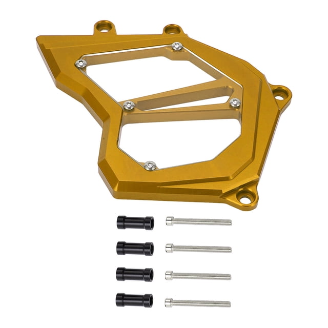 Protection de Chaîne de Pignon, Haute Résistance Couverture de Pignon avant Résistance aux Chocs Longue Durabilité pour le Remplacement de Moto pour ZX10R 2011-2017 Noir, Rouge, Or, Vert, Couleur