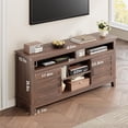 thumbnail image 1 of AKDSteel Meuble Télé de 63 Pieds', Console Télé Moderne pour Salon avec Tablettes Ajustables, 1 of 7