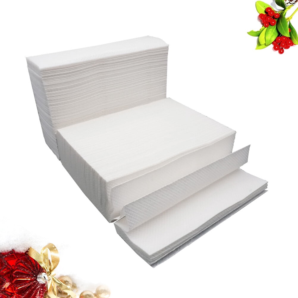 IFANLANDOR 400PCS Kitchen Paper Towels White For Home Cleaning