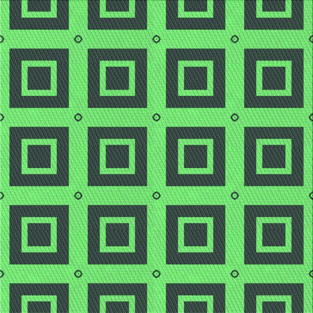 Ahgly Company Machine Washable Indoor Square Transitional Deep-Sea Green Area Rugs, 6' Square